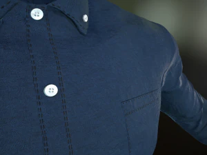 blue shirt 3D Model