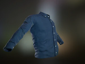 blue shirt 3D Model