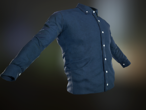 blue shirt 3D Model