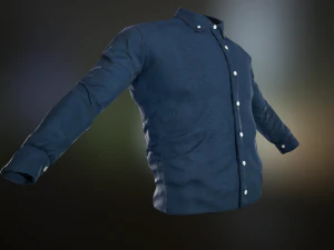 blue shirt 3D Model