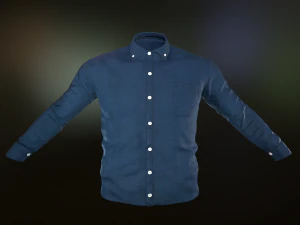 blue shirt 3D Model