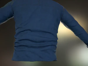 blue shirt 3D Model