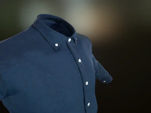 blue shirt 3D Model