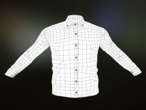 blue shirt 3D Model