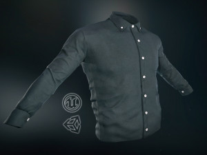 black shirt 3D Model