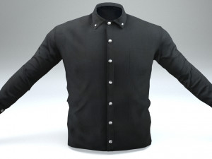 black shirt 3D Модель