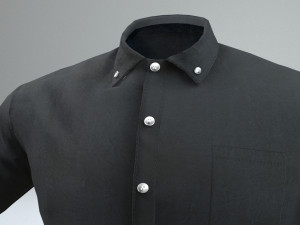 black shirt 3D Модель