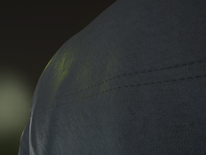 black shirt 3D Модель