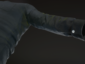 black shirt 3D Модель