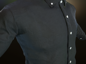 black shirt 3D Модель