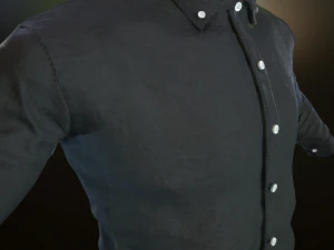 black shirt 3D Model