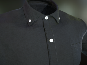 black shirt 3D Модель