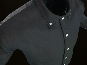 black shirt 3D Модель