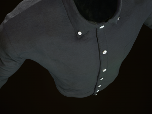 black shirt 3D Модель