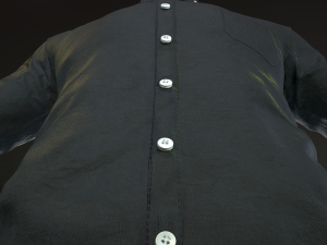 black shirt 3D Модель