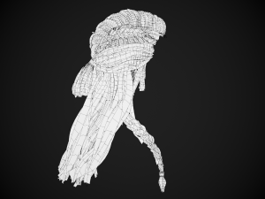 Female Hair Cards Style 1 - Viking Hair Model 3D