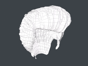 Male Hair Cards Style 4 -Quiff Modelo 3D