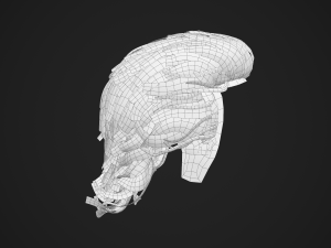 Male Hair Cards Style 1 - Medium Model 3D