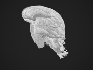 Male Hair Cards Style 1 - Medium Model 3D