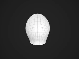 Male Hair Cards Style 1 - Medium 3D Model