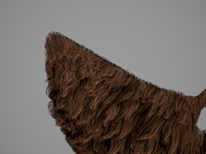 Facial Hair Cards Style 2 - Full Beard 2 Modèle 3D