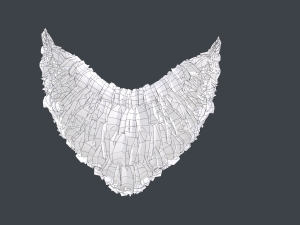 Facial Hair Cards Style 2 - Full Beard 2 Modèle 3D