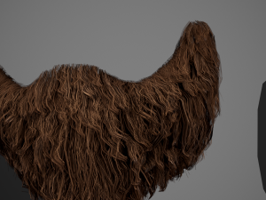 Facial Hair Cards Style 3 - Goatee Beard Modèle 3D