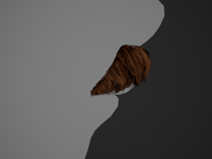 Facial Hair Cards Style 5 - Mustache 3D Модель