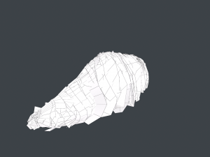 Facial Hair Cards Style 5 - Mustache 3D Модель