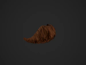 Cart&otilde;es de P&ecirc;los Faciais Estilo 6 - Bigode H&uacute;ngaro Modelo 3D