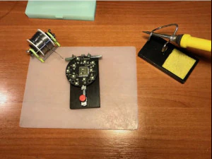 solder spool holder 3D Print Model