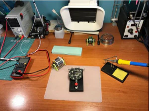 solder spool holder 3D Print Model