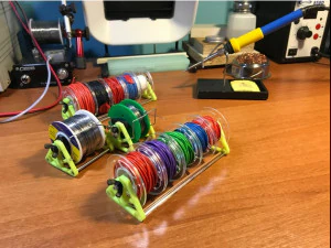 solder spool holder 3D Print Model