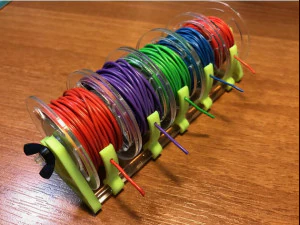 wire spool holder 3D Print Model