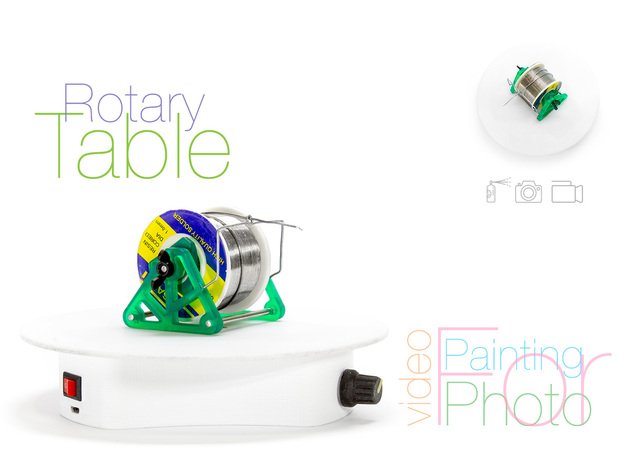 rotary table for painting 3D Print Model .c4d .max .obj .3ds .fbx .stl .blend 