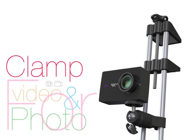 clamp for vertical use photo and video shooting 3D Принт Модель .c4d .max .obj .3ds .fbx .stl .blend 