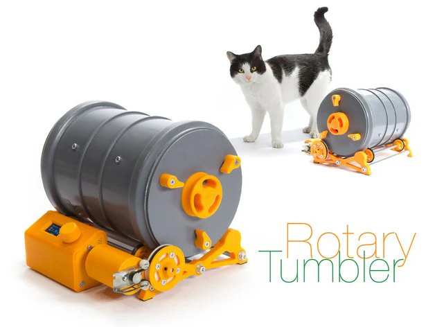 rotary tumbler 3D Print Model .c4d .max .obj .3ds .fbx .stl .blend