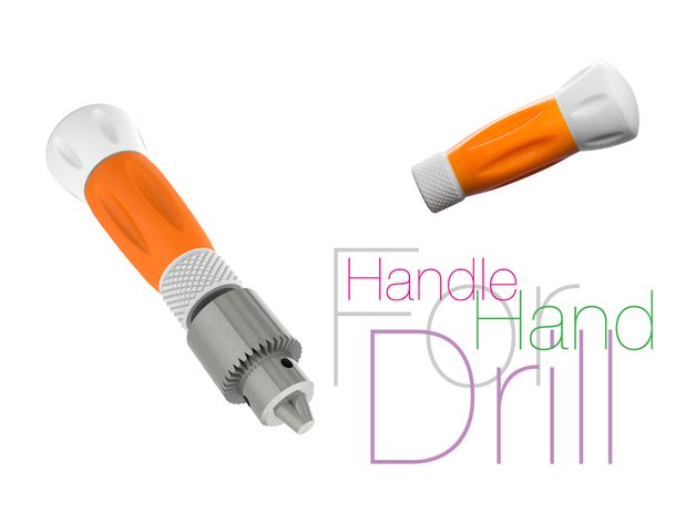 handle for hand drill Modelo de impresión 3D .c4d .max .obj .3ds .fbx .stl .blend 