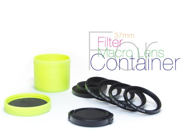container for lens and filters 3D प्रिंट मॉडल .c4d .max .obj .3ds .fbx .stl .blend 