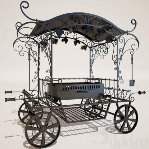 barbiq Modelo 3D .c4d .max .obj .3ds .fbx .stl .blend 