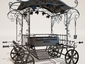 barbiq Modello 3D