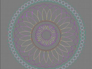 floor design classic model 3D 模型