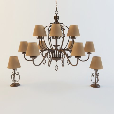lamp light Modello 3D .c4d .max .obj .3ds .fbx .stl .blend 