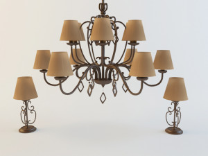 lamp light Modello 3D