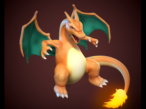 charizard pokemon 3D Print Model