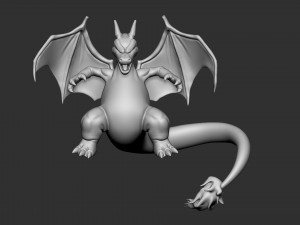 charizard pokemon Modello di stampa 3D