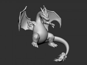 charizard pokemon Modello di stampa 3D