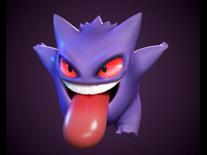 gengar pokemon 3D Print Model