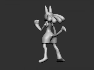 lucario pokemon 3D Print Model