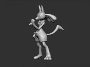 lucario pokemon 3D Print Model